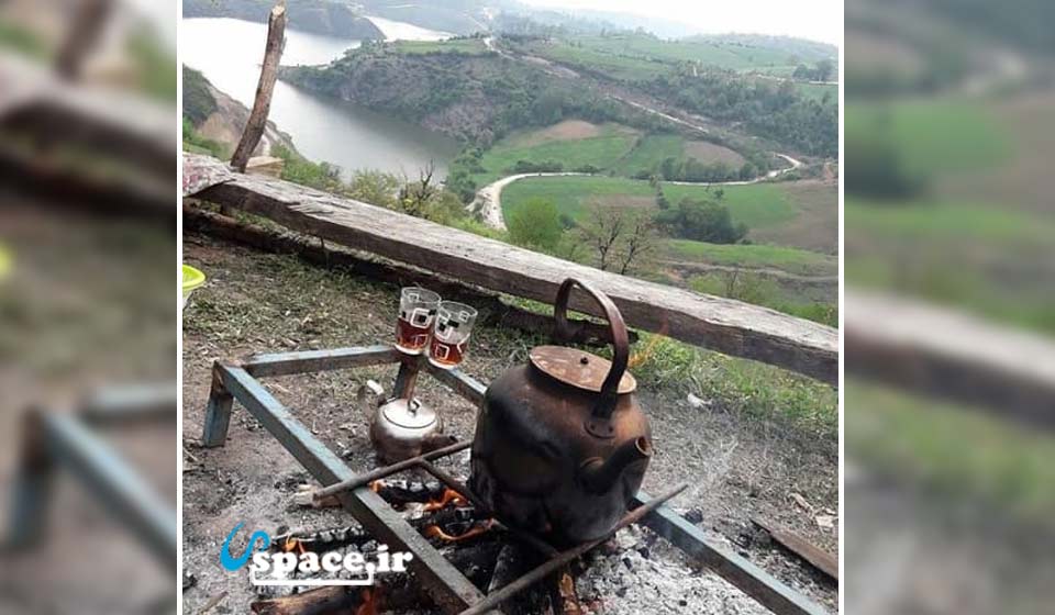 چای آتیشی در اقامتگاه بوم گردی سرچشمه - بهشهر - روستای ولم